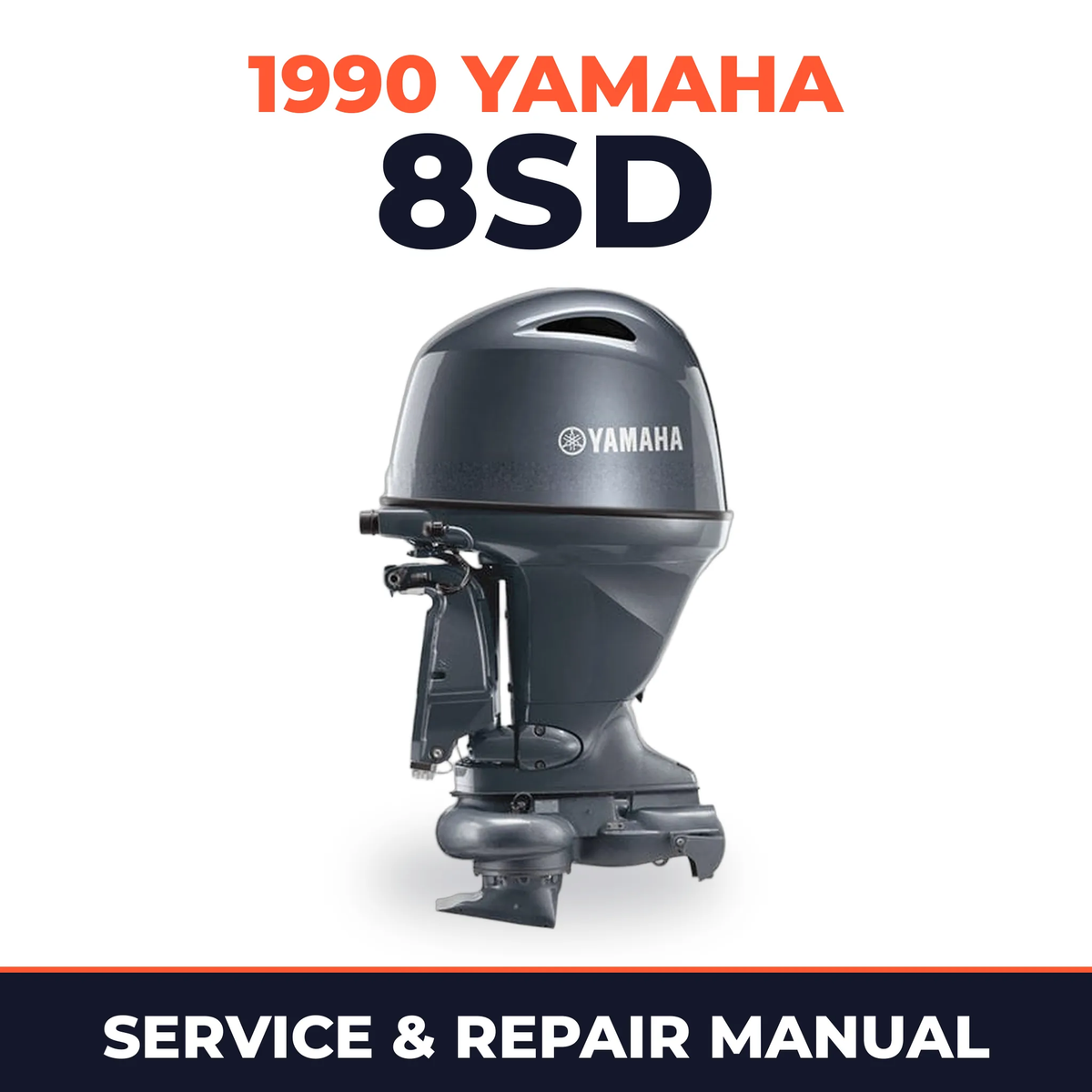 1990 Yamaha 8SD 2 stroke Service and Repair Manual