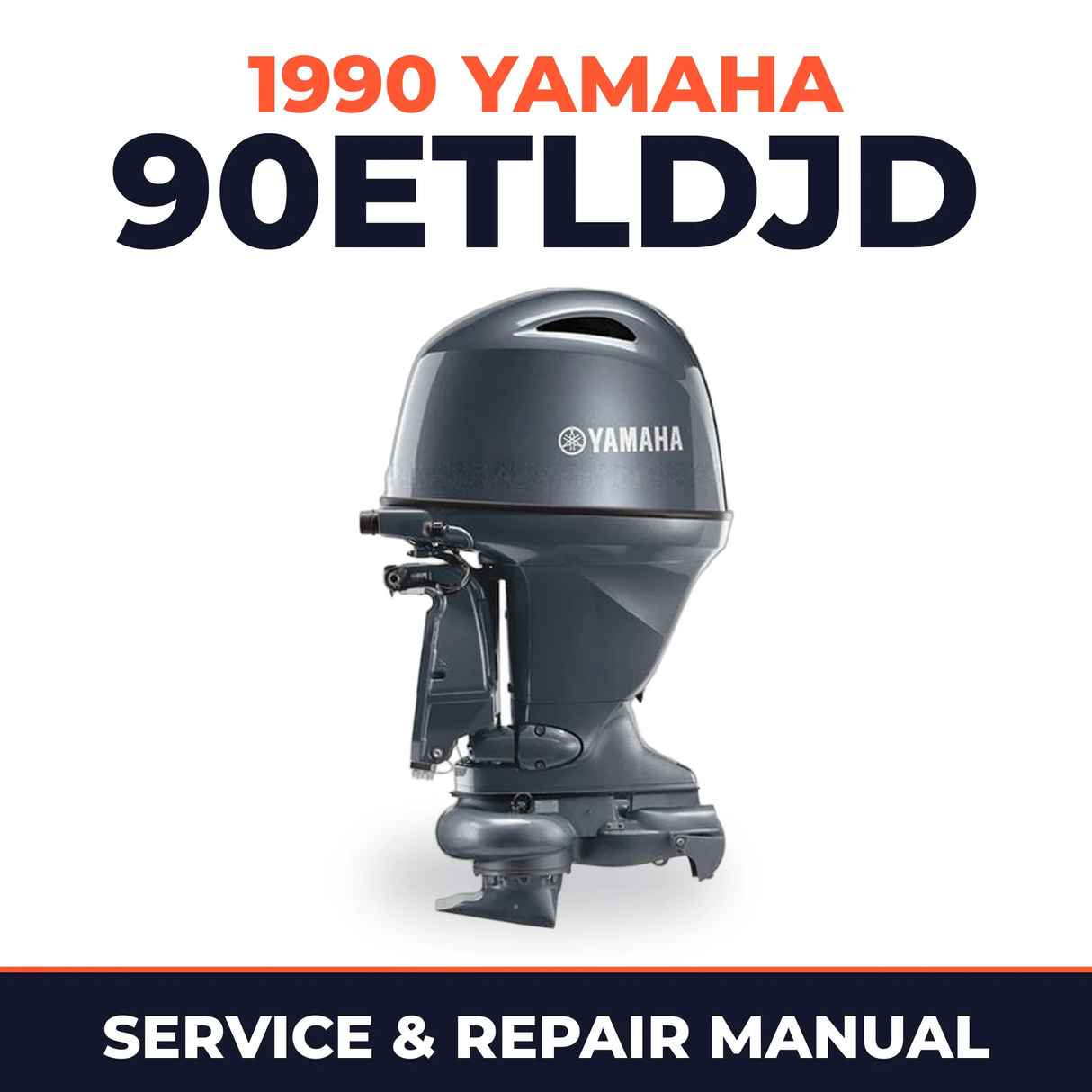 1990 Yamaha 90ETLDJD 2 stroke Service and Repair Manual