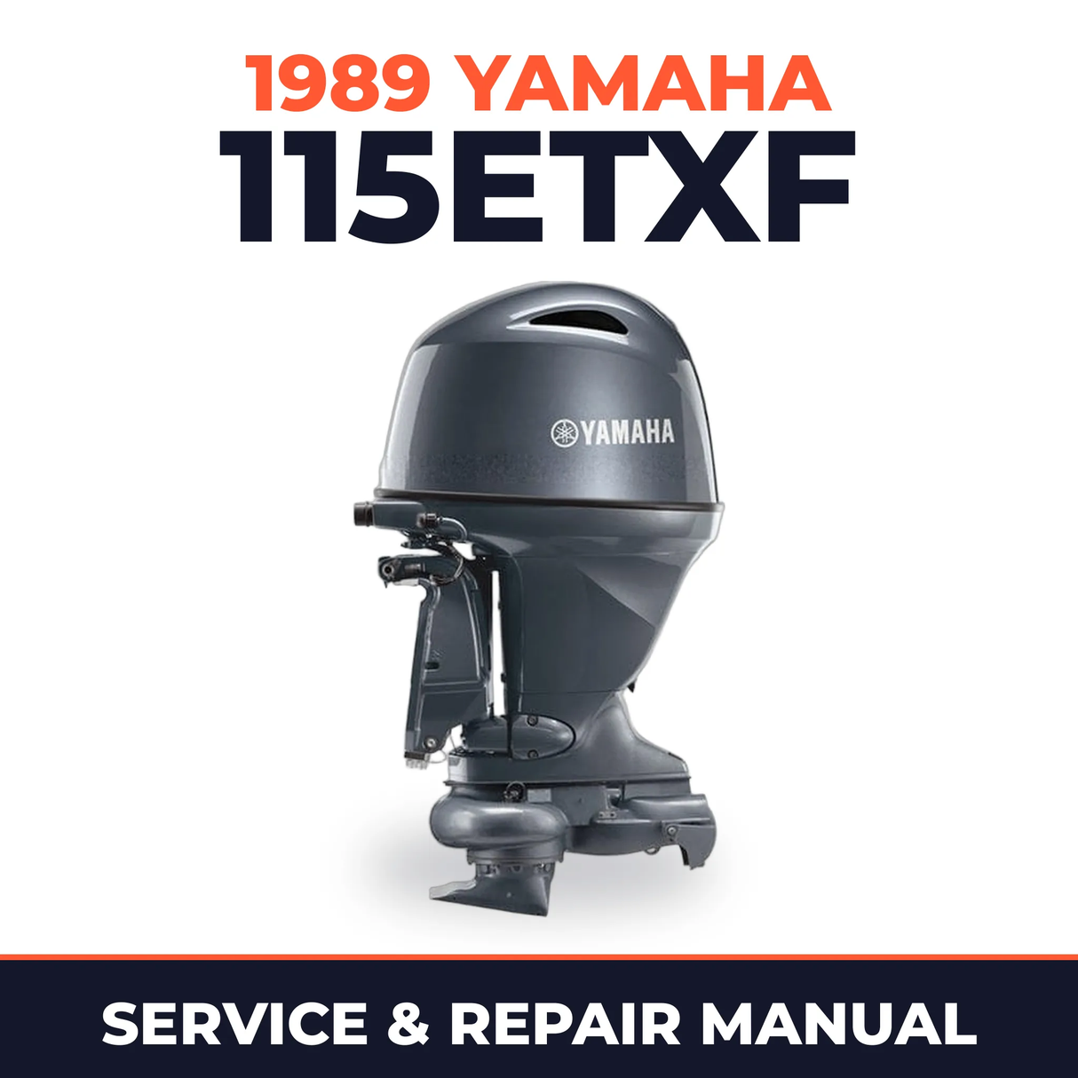1989 Yamaha 115ETXF 2 stroke Service and Repair Manual