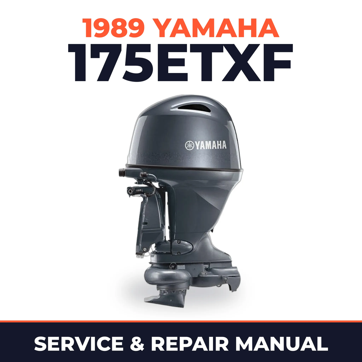 1989 Yamaha 175ETXF 2 stroke Service and Repair Manual