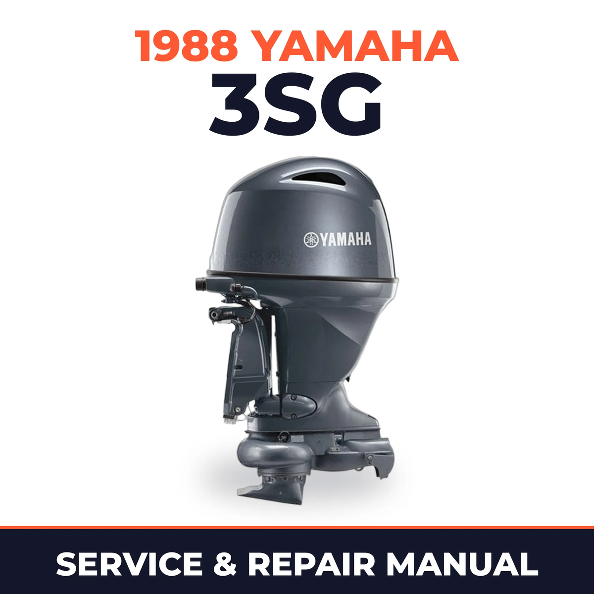1988 Yamaha 3SG 2 stroke Service and Repair Manual