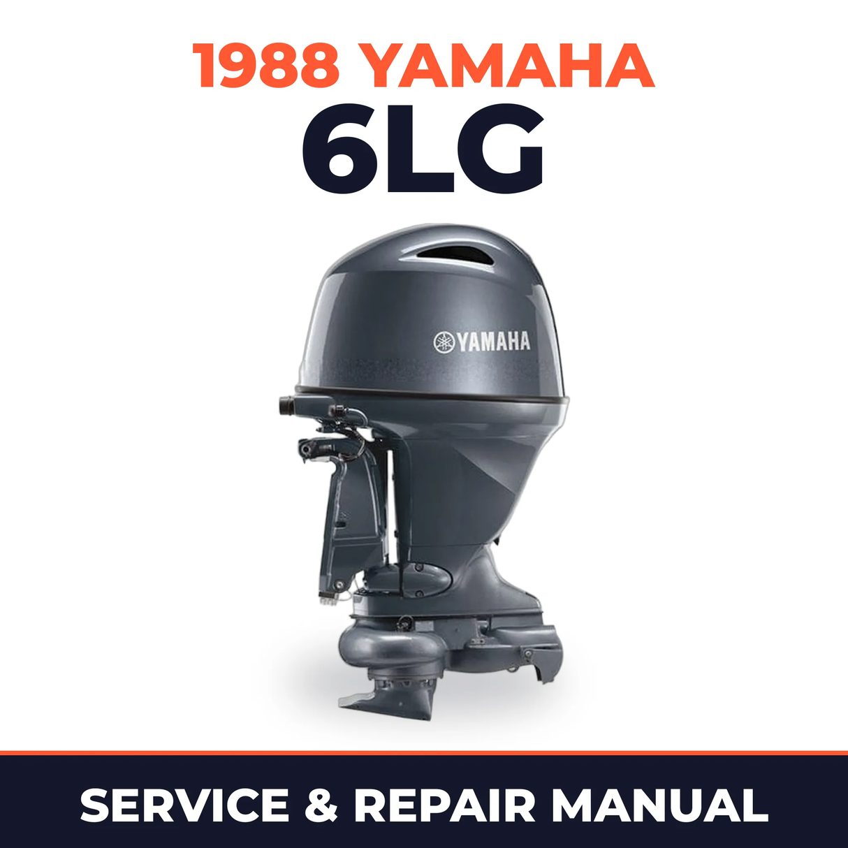 1988 Yamaha 6LG 2 stroke Service and Repair Manual