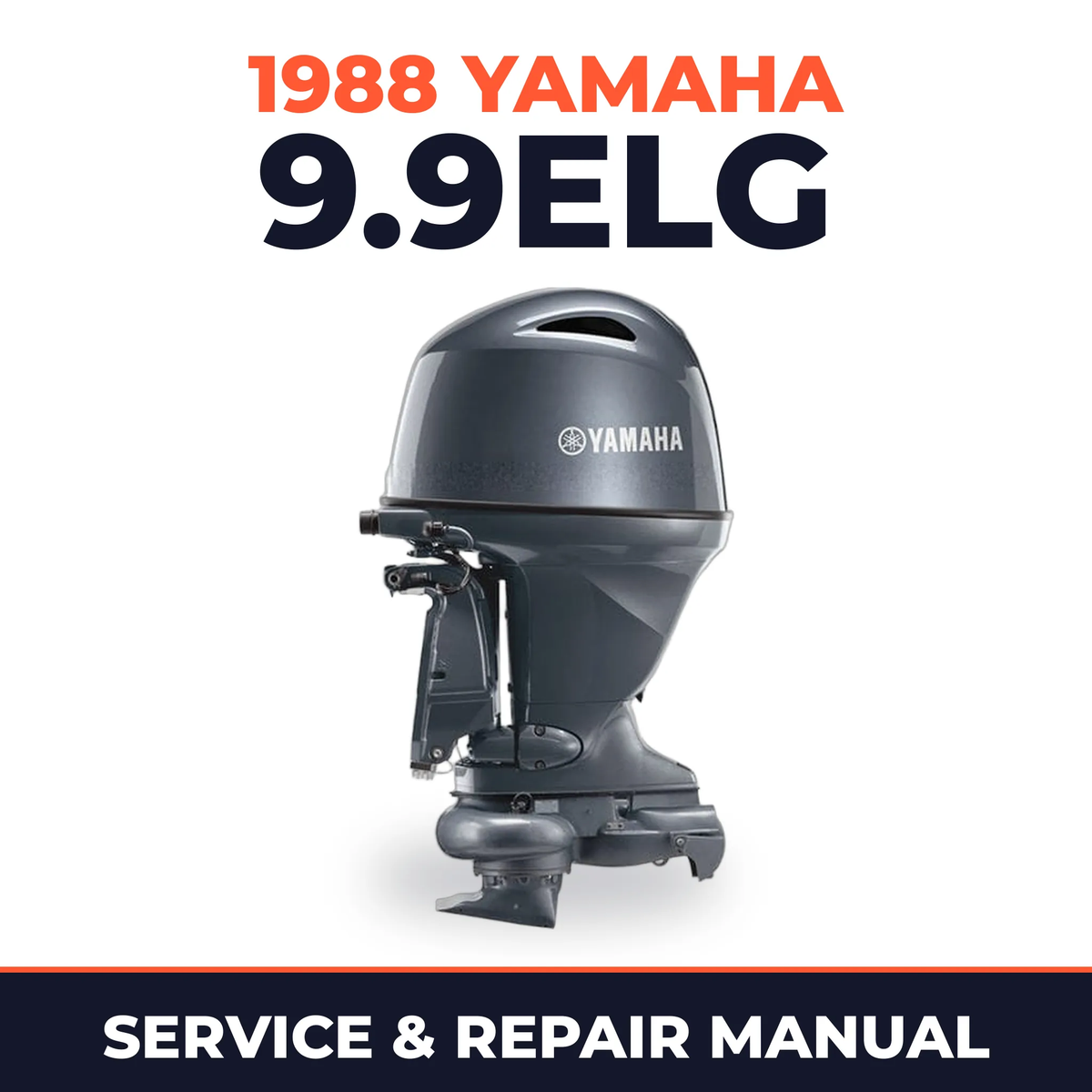 1988 Yamaha 9.9ELG 2 stroke Service and Repair Manual