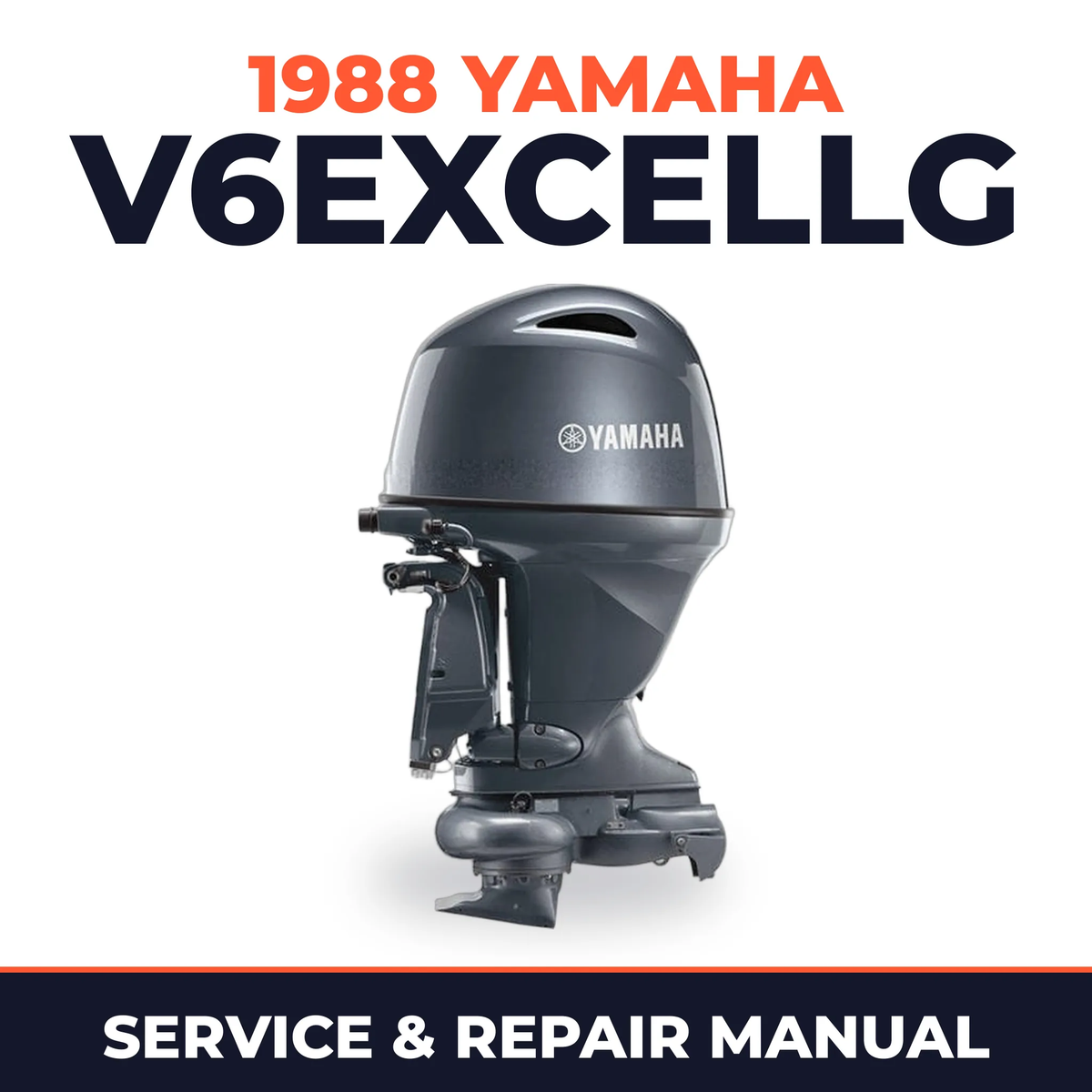 1988 Yamaha V6EXCELLG 2 stroke Service and Repair Manual