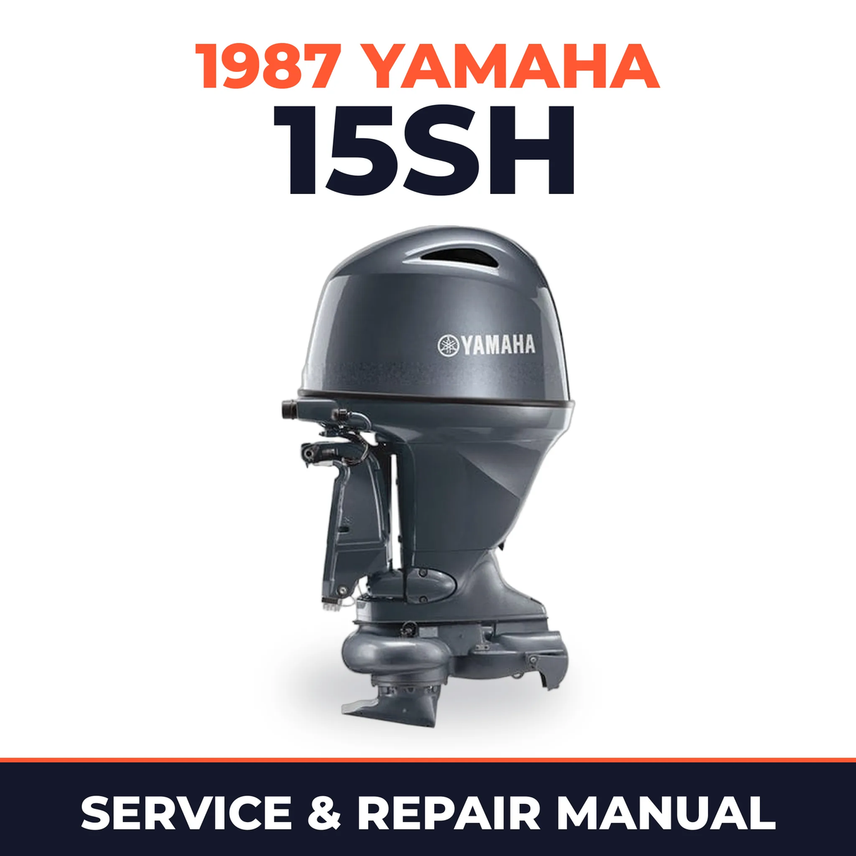 1987 Yamaha 15SH 2 stroke Service and Repair Manual