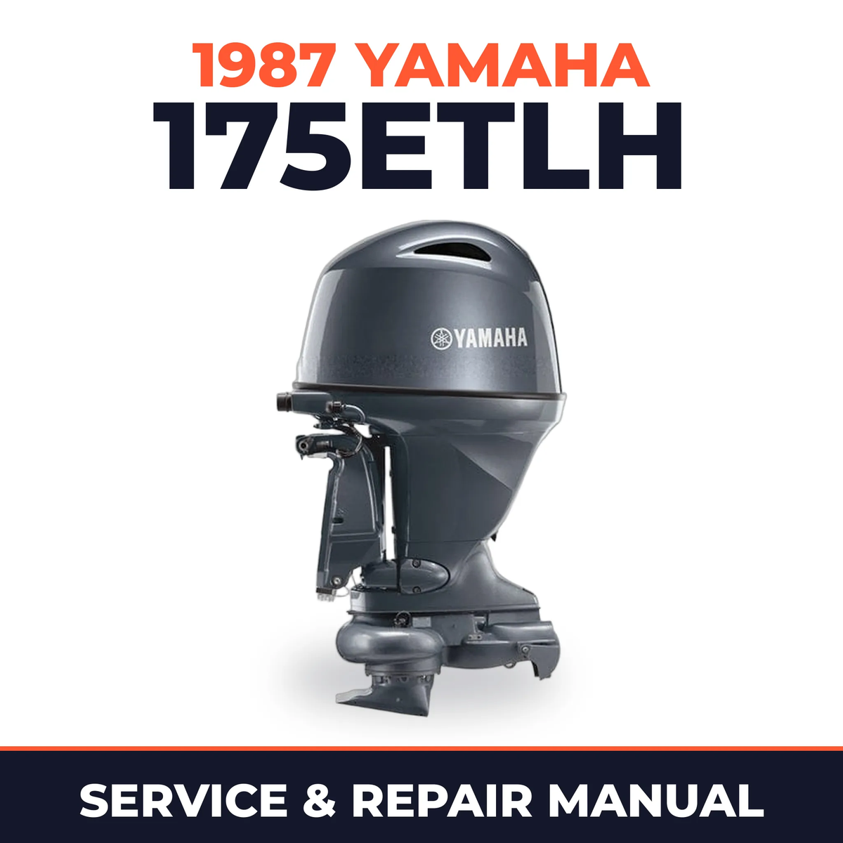 1987 Yamaha 175ETLH 2 stroke Service and Repair Manual