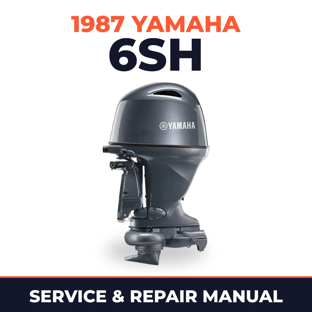 1987 Yamaha 6SH 2 stroke Service and Repair Manual