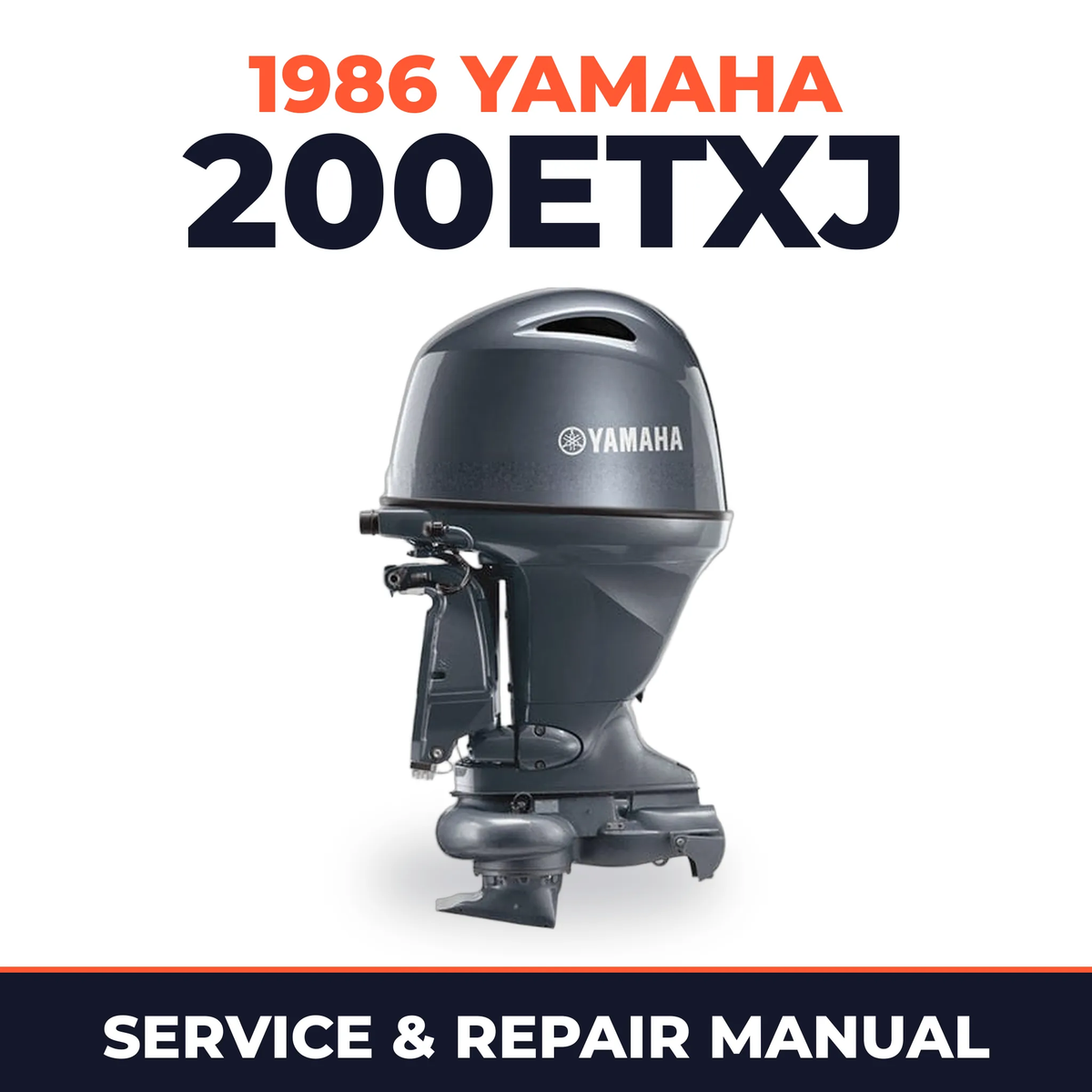 1986 Yamaha 200ETXJ 2 stroke Service and Repair Manual