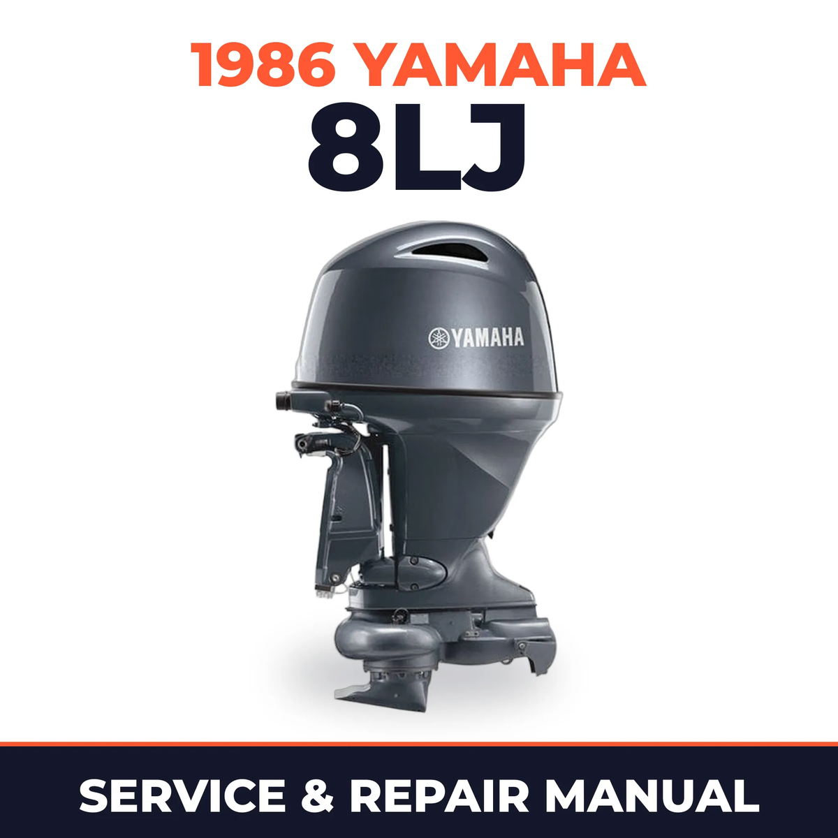 1986 Yamaha 8LJ 2 stroke Service and Repair Manual