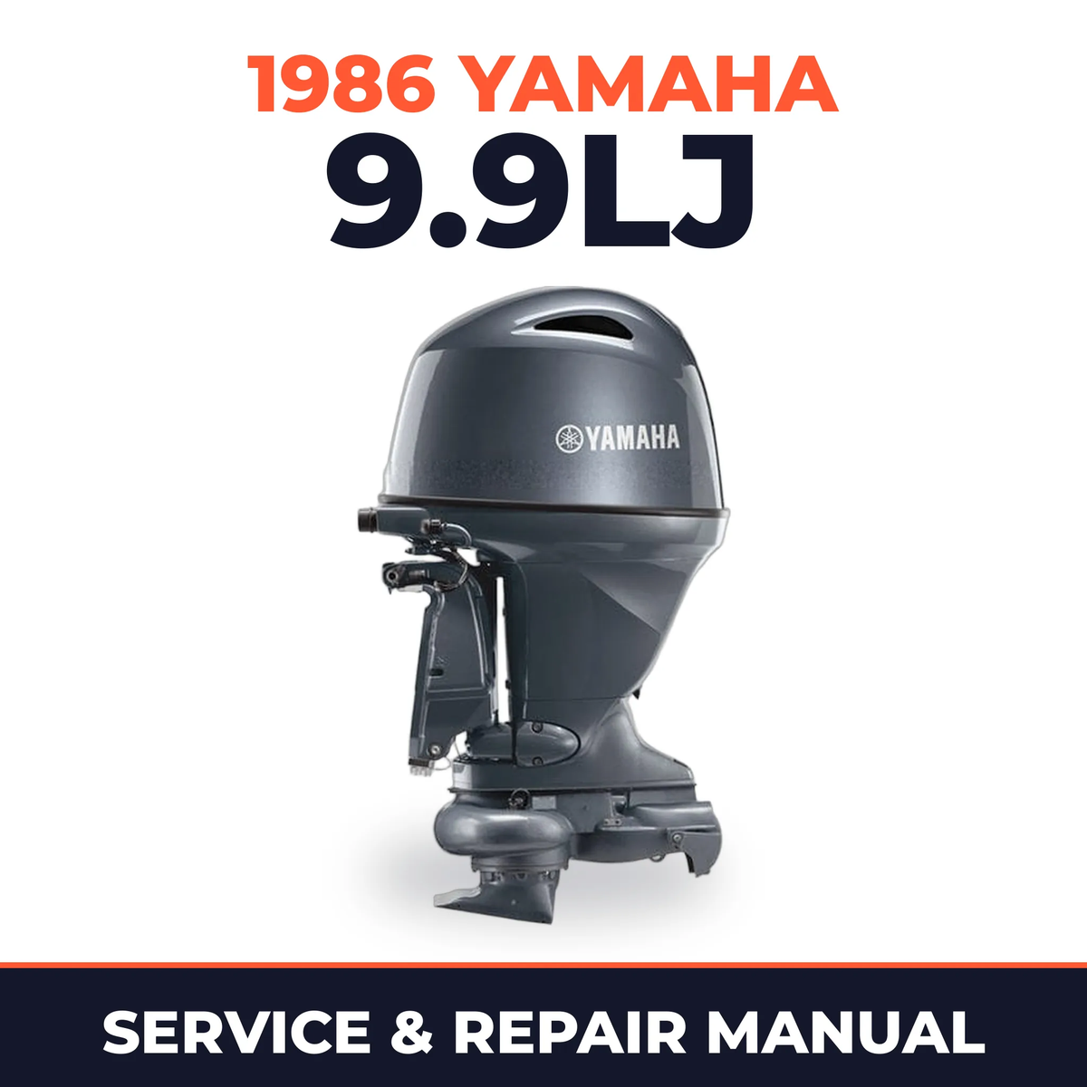1986 Yamaha 9.9LJ 2 stroke Service and Repair Manual