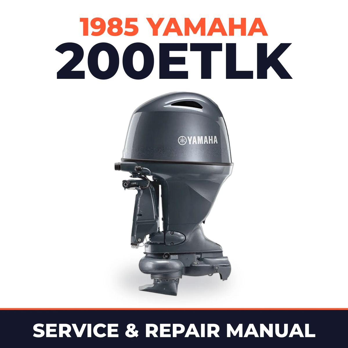 1985 Yamaha 200ETLK 2 stroke Service and Repair Manual