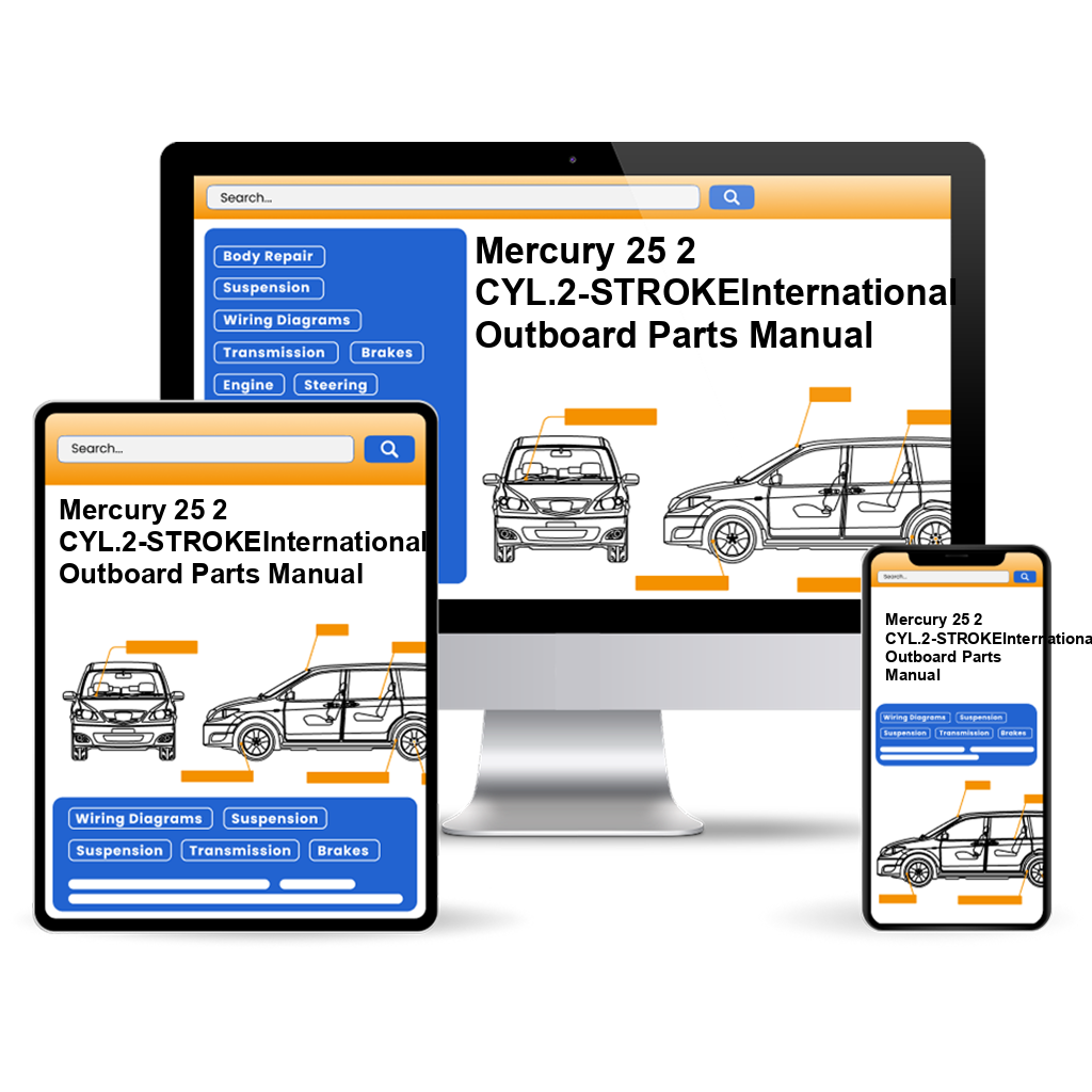 Mercury 25 2 CYL.2-STROKEInternational Outboard Parts Manual