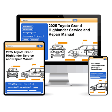 2025 Toyota Grand Highlander Service and Repair Manual