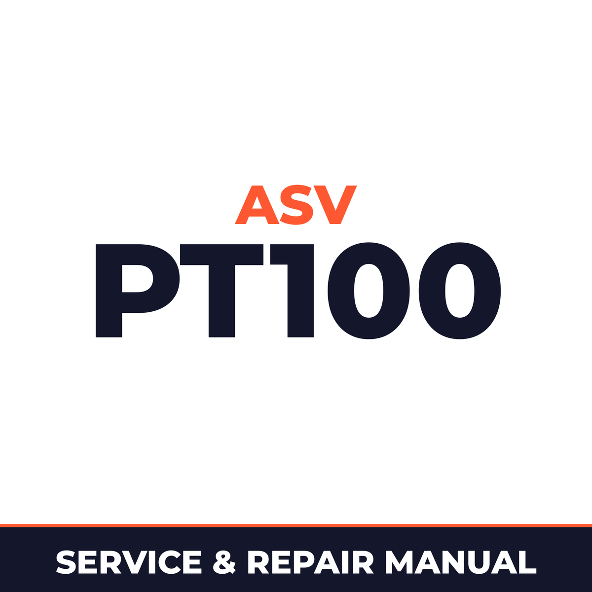 ASV PT100 Forestry Rubber Track Utility Vehicle* Factory Service / Repair/ Workshop Manual !