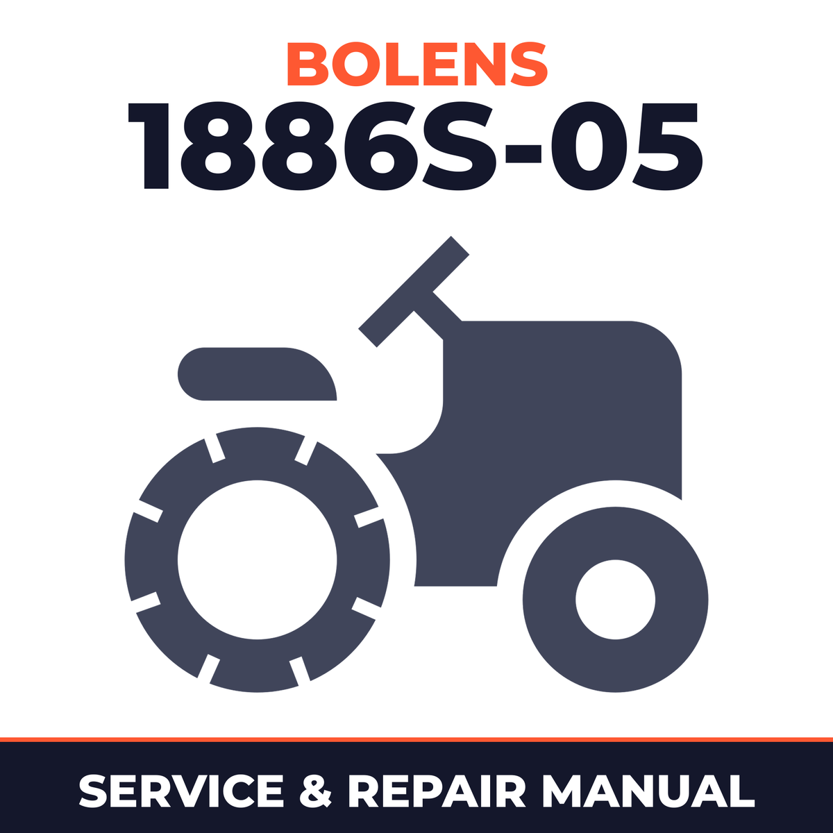 Bolens 1886s-05 Riding Mower Service & Repair Manual