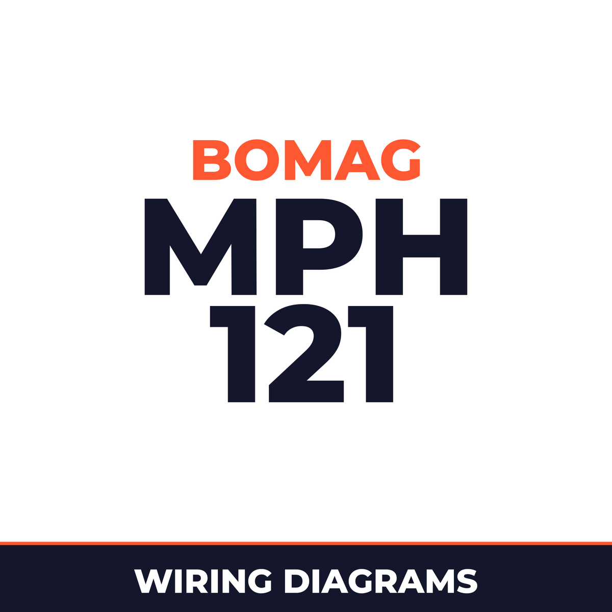BOMAG MPH 121 Soil Stabilizer , Asphalt Recycler Hydraulic Schematics and Circuit Diagrams Manual