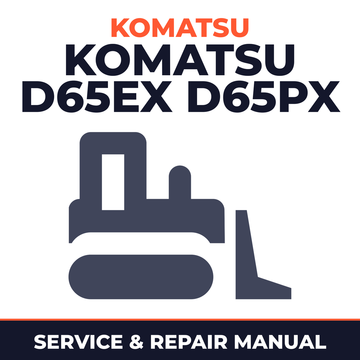 Bulldozer Komatsu D65EX 15 D65PX 15 Service Manual