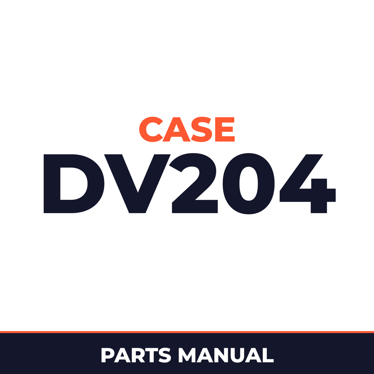 Case DV204 Parts Catalog