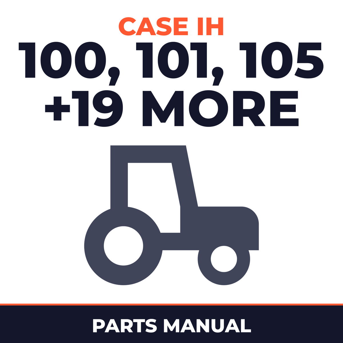 Case IH 100 101 105 201 203 210 225 230 275 375 404 444 454 464 504 544 57 574 660 674 780 B-414 Tractor Parts Manual