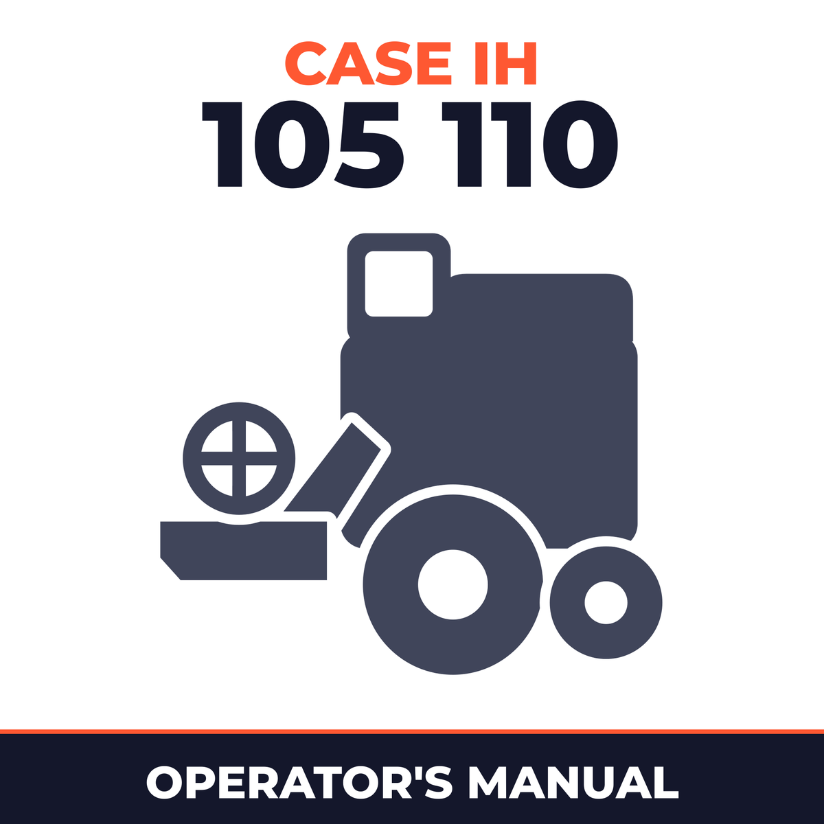 Case IH 105 110 Combine Operator's Manual