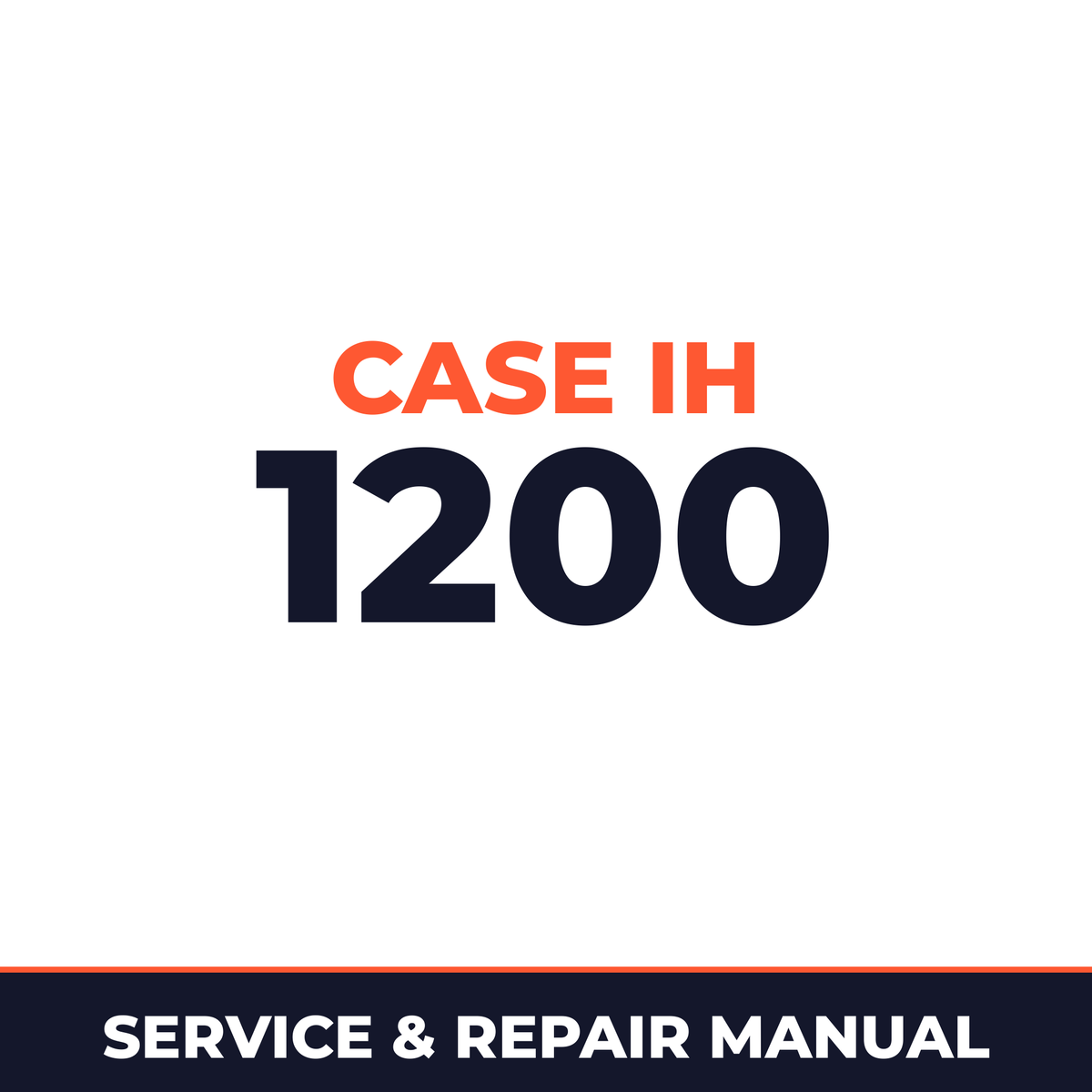 Case IH 1200 Planter Service & Repair Manual