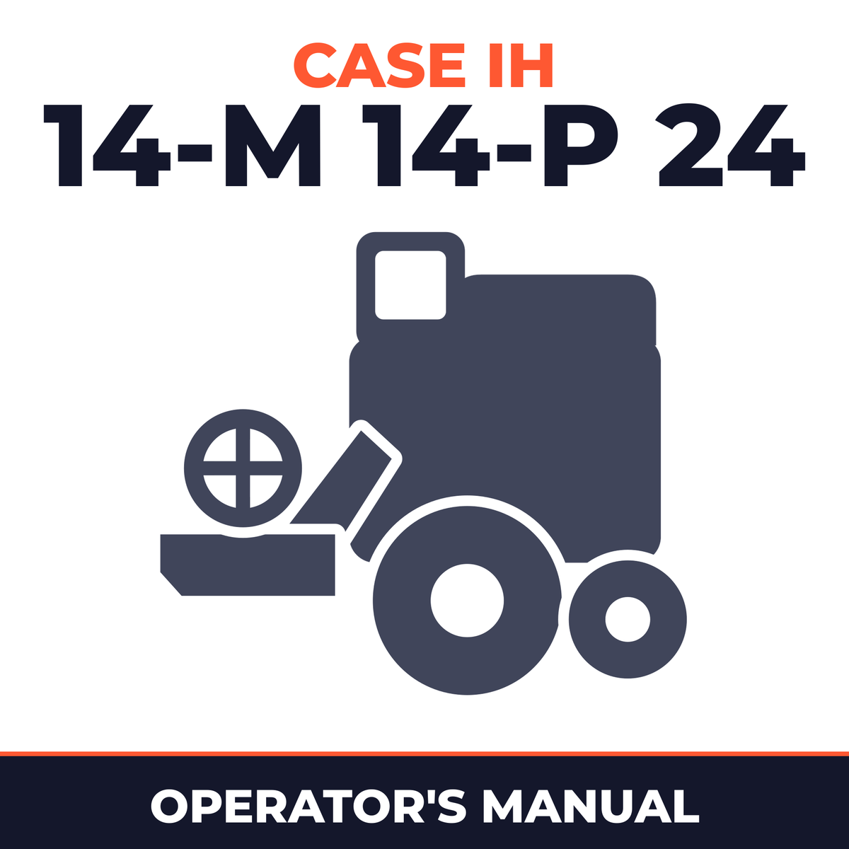 Case IH 14-M 14-P 24 Combine Operator's Manual