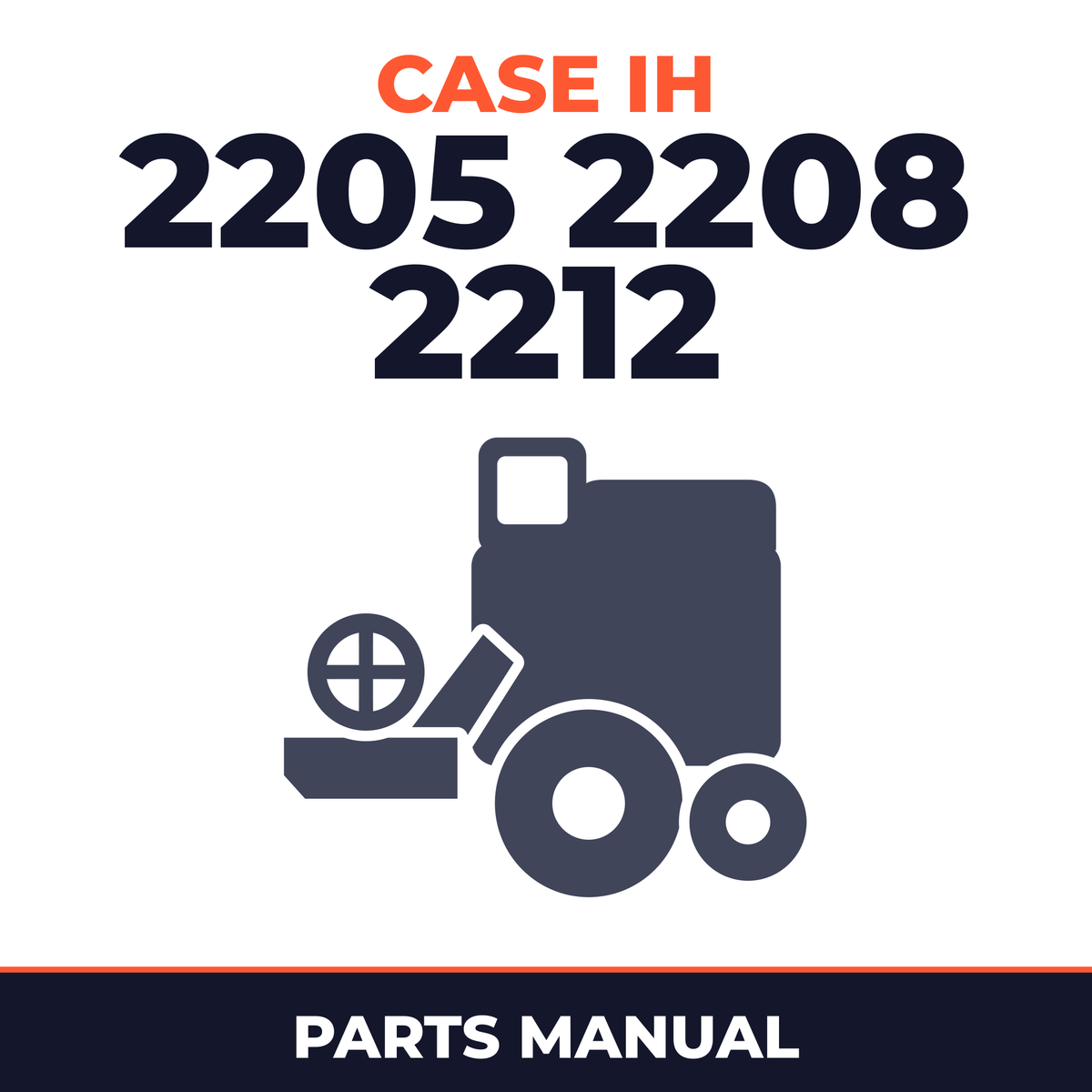 Case IH 2205 2208 2212 Combine Parts Manual