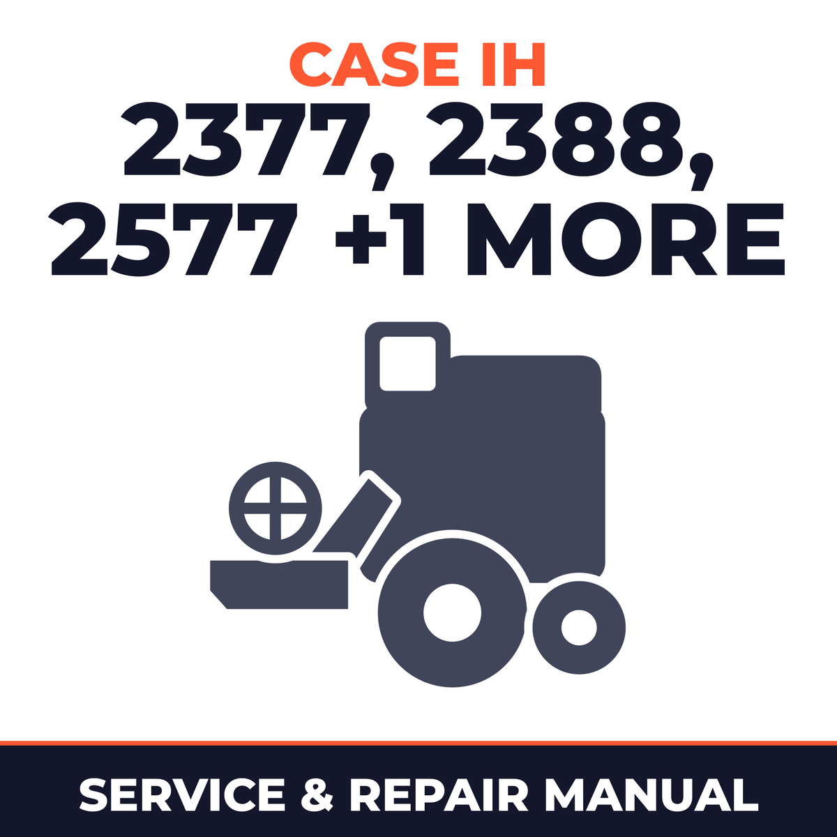 Case IH 2377/2388/2577/2588 Combine Harvester Service & Repair Manual