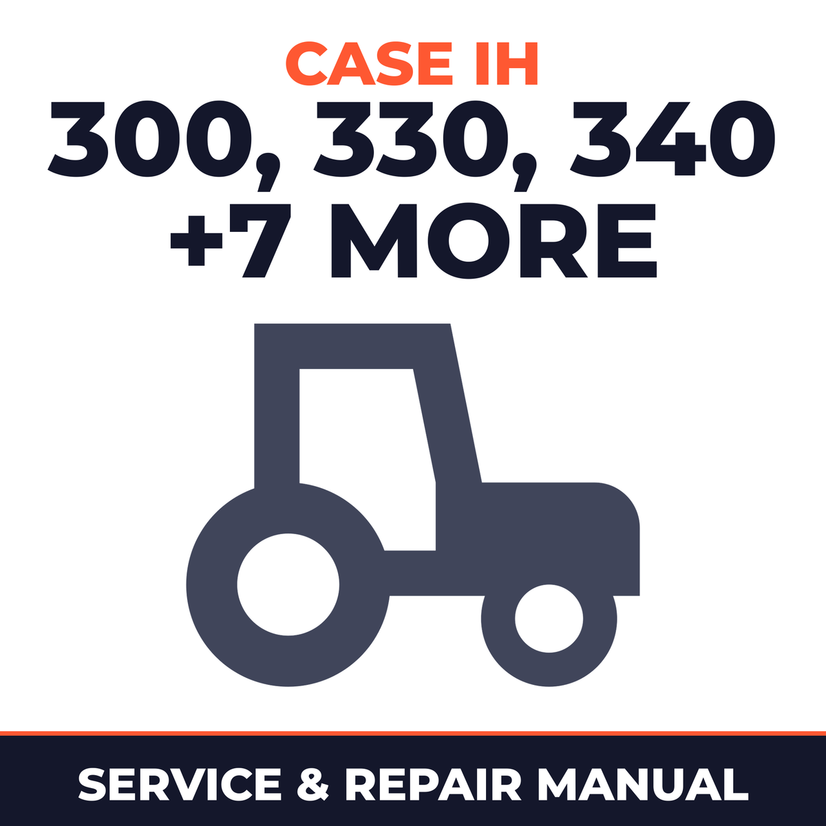 Case IH 300 330 340 350 400 450 460 560 F-450 F450 Super MTA Tractor Service & Repair Manual