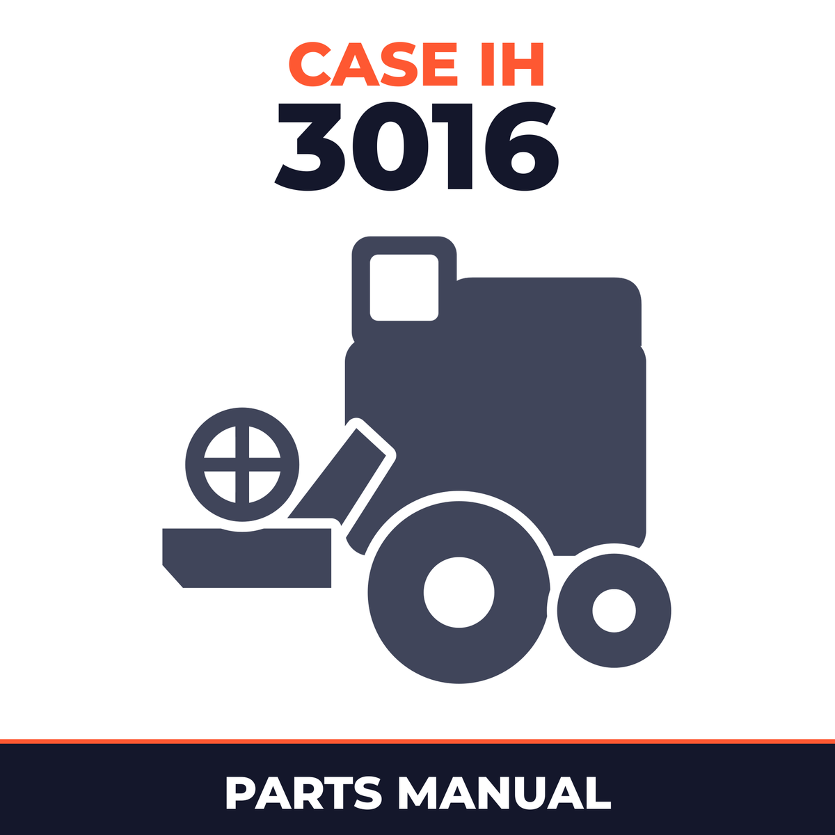 Case IH 3016 Combine Parts Manual