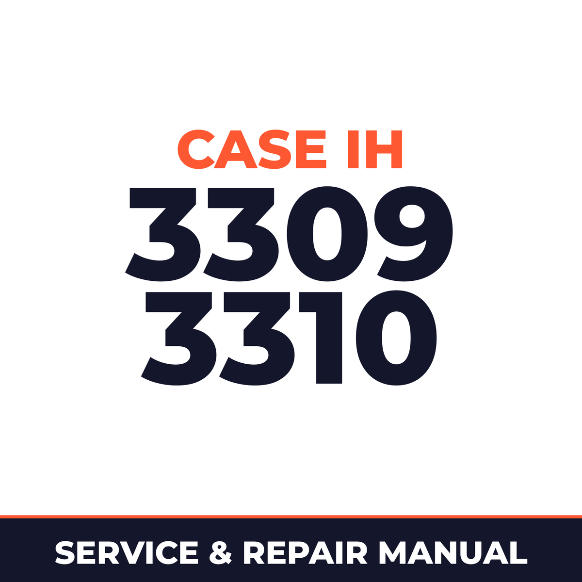 Case IH 3309 3310 Hay Tool Service & Repair Manual