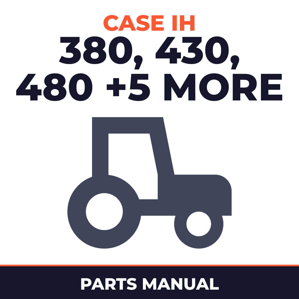 Case IH 380 430 480 530 STX380 STX430 STX480 STX530 Tractor Parts Manual