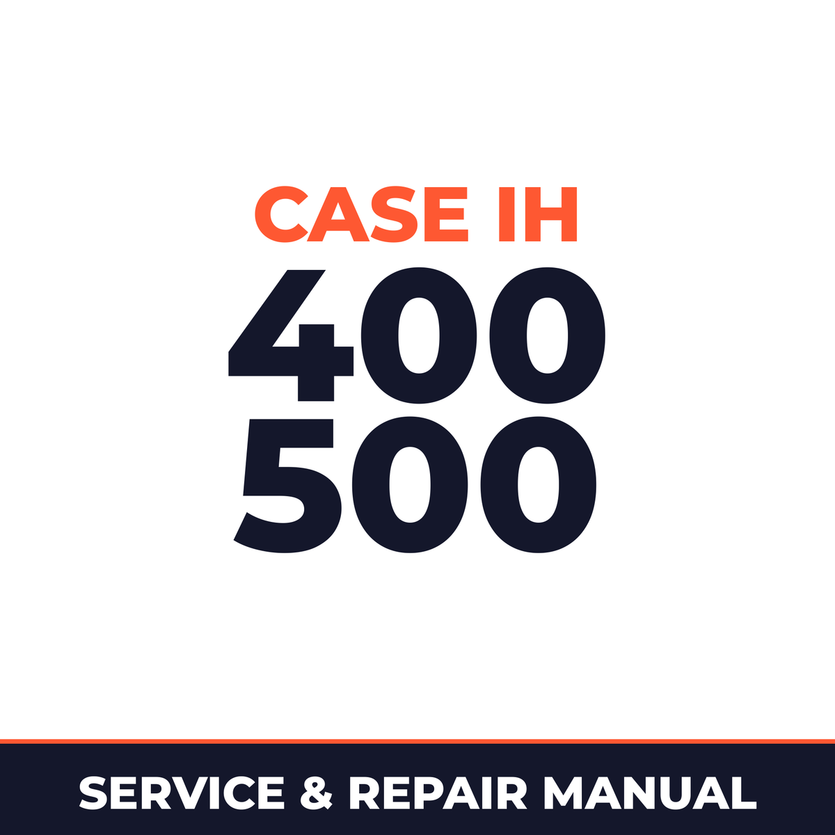 Case IH 400 500 Planter Service & Repair Manual