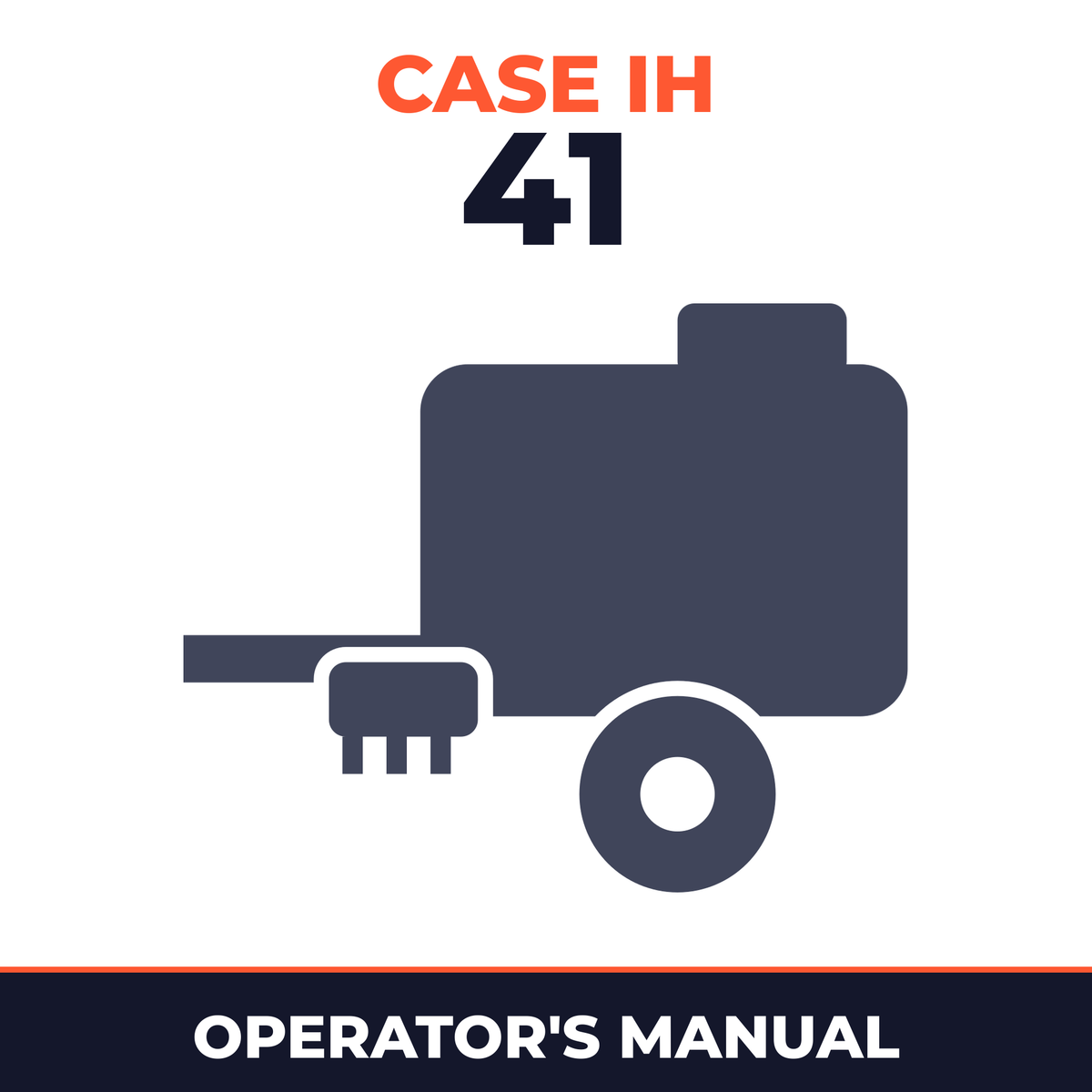 Case IH 41 Baler Operator's Manual