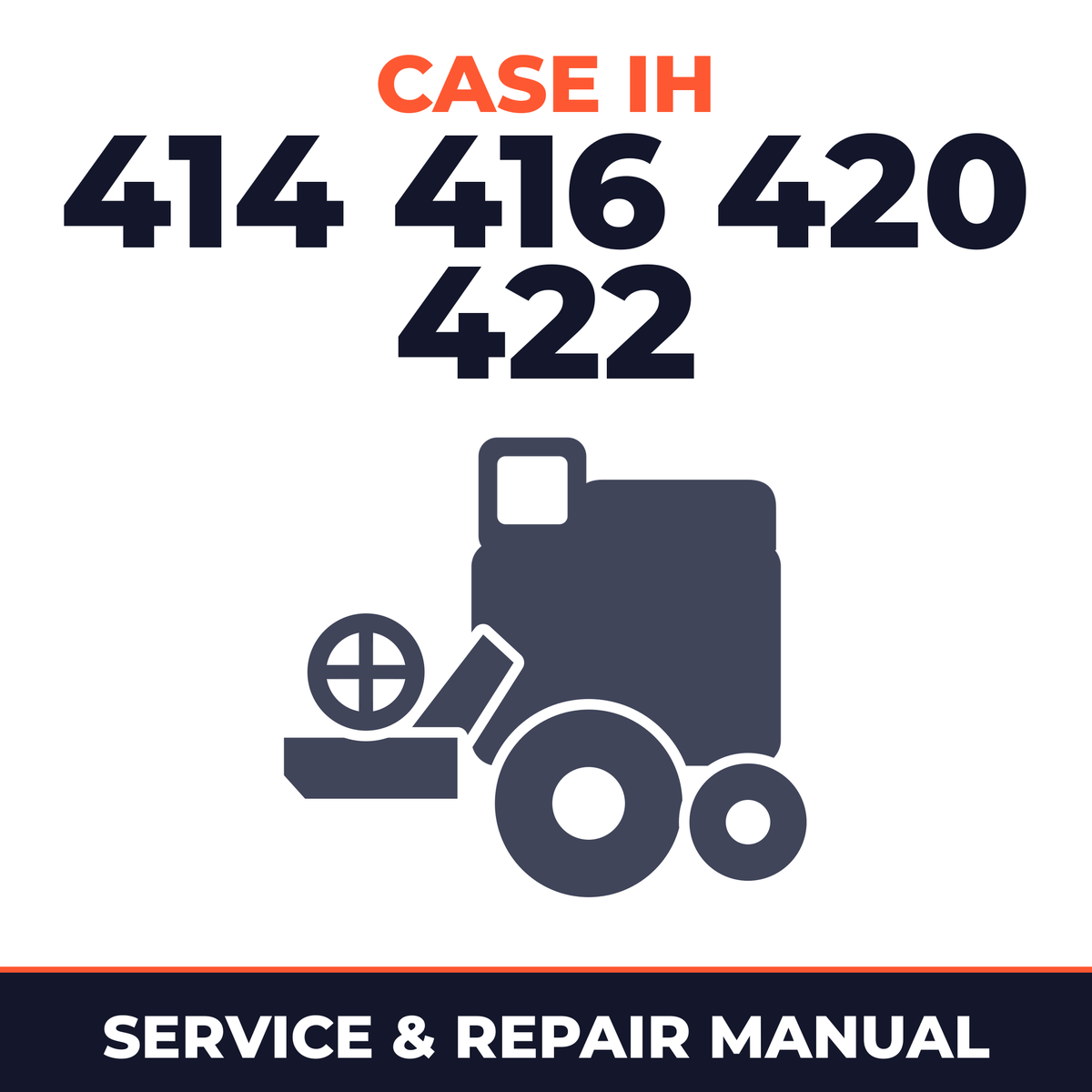 Case IH 414 416 420 422 Combine Service & Repair Manual