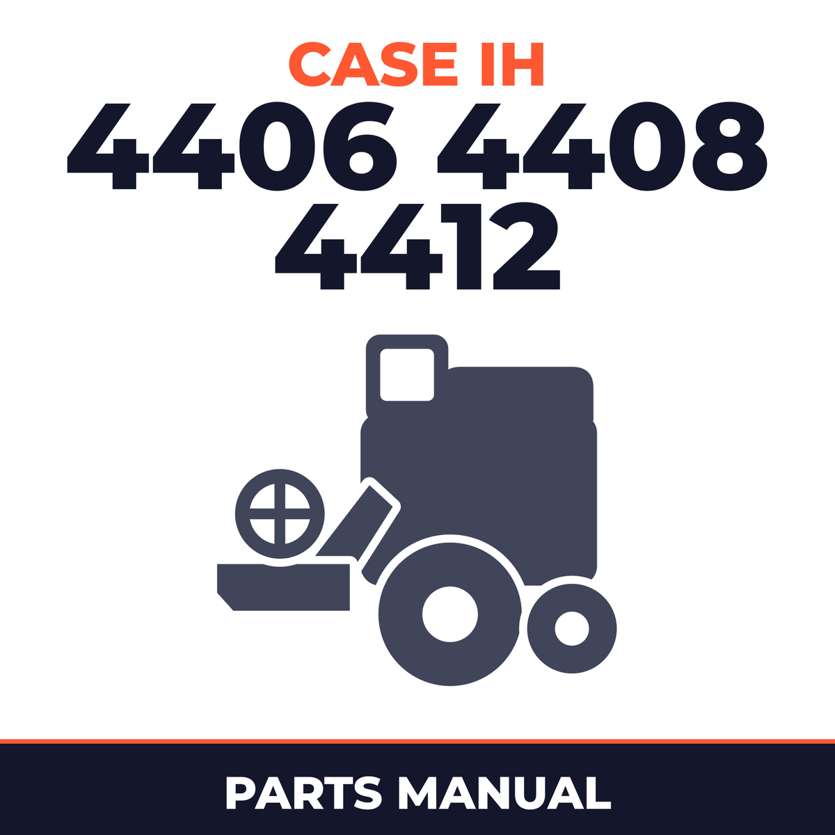 Case IH 4406 4408 4412 Combine Parts Manual