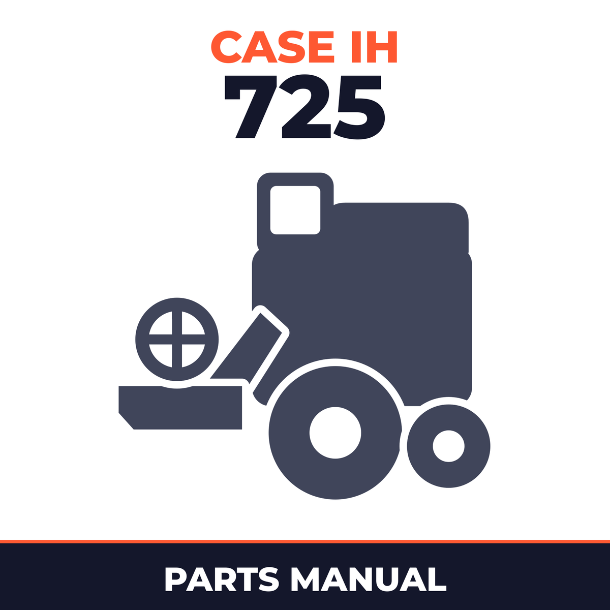Case IH 725 Combine Parts Manual