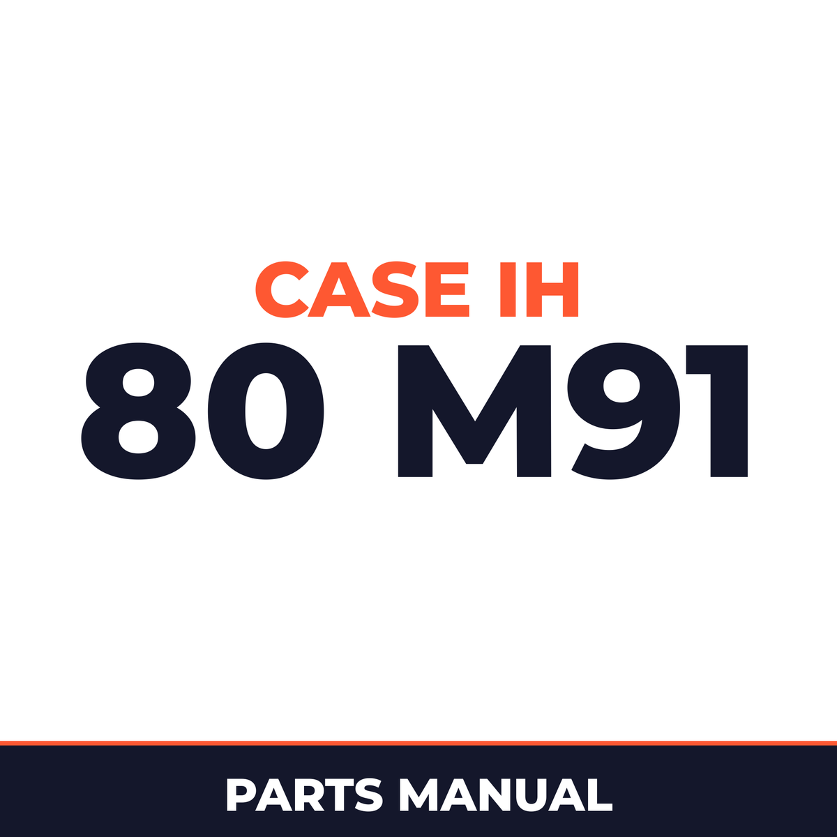 Case IH 80 M91 Hay Tool Parts Manual