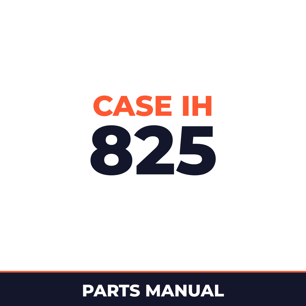 Case IH 825 Planter Parts Manual