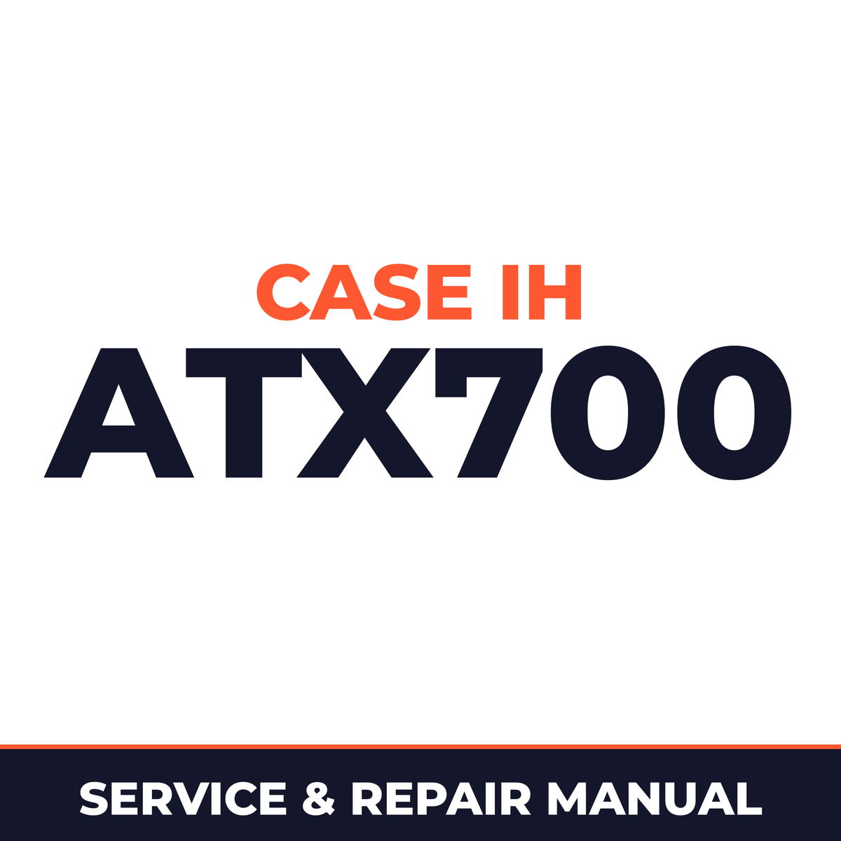 Case IH ATX700 Planter Service & Repair Manual