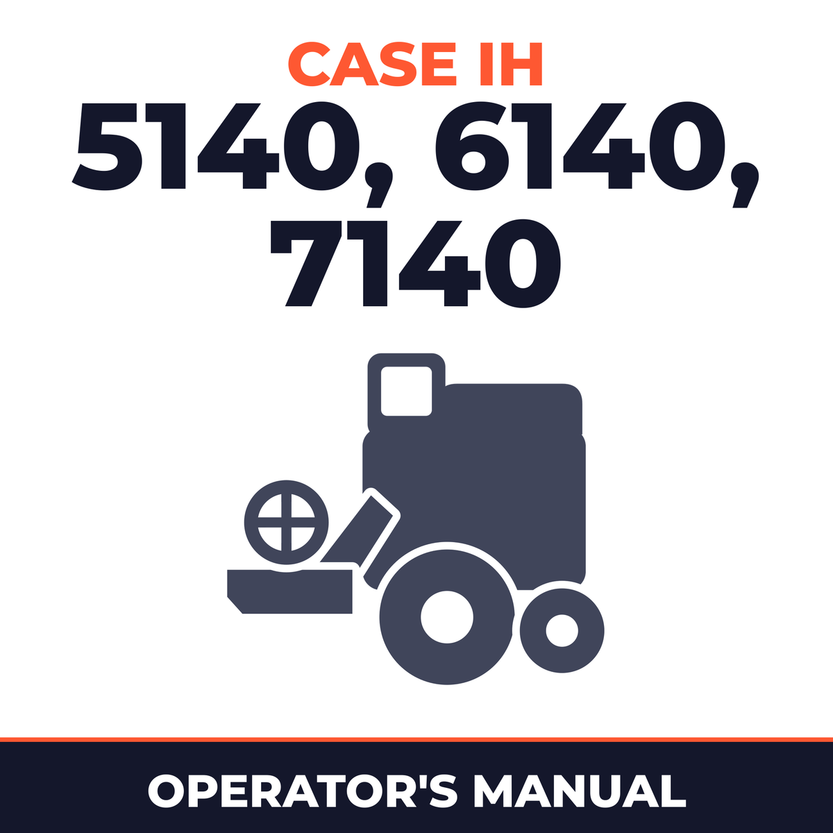 Case IH Axial-Flow 5140 6140 7140 Combine Operator's Manual