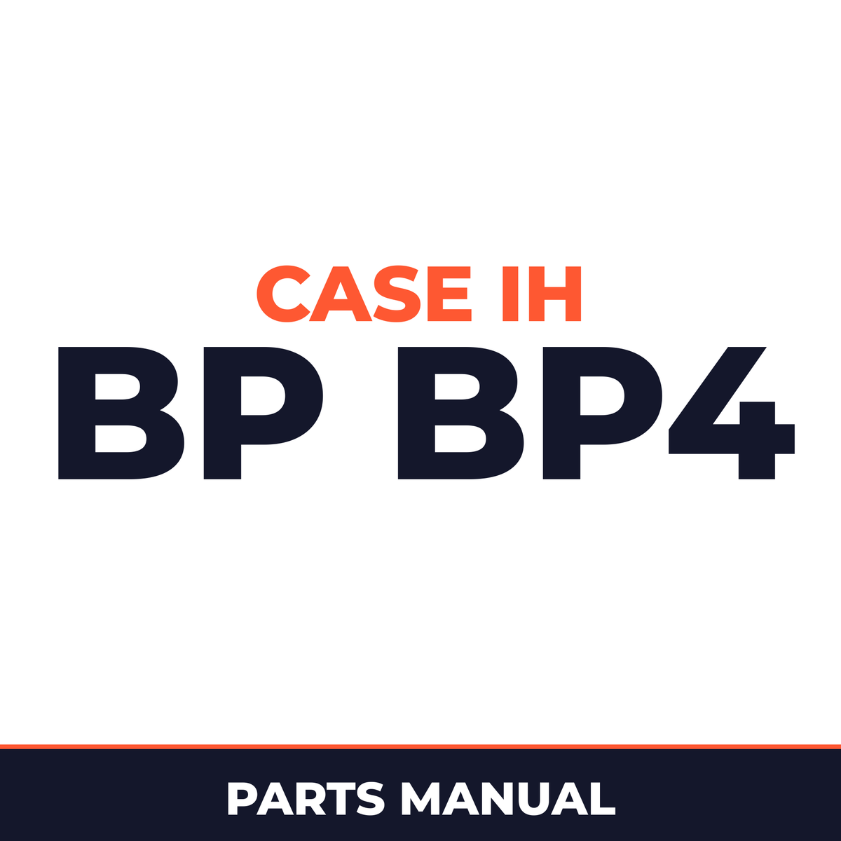Case IH BP BP4 Planter Parts Manual