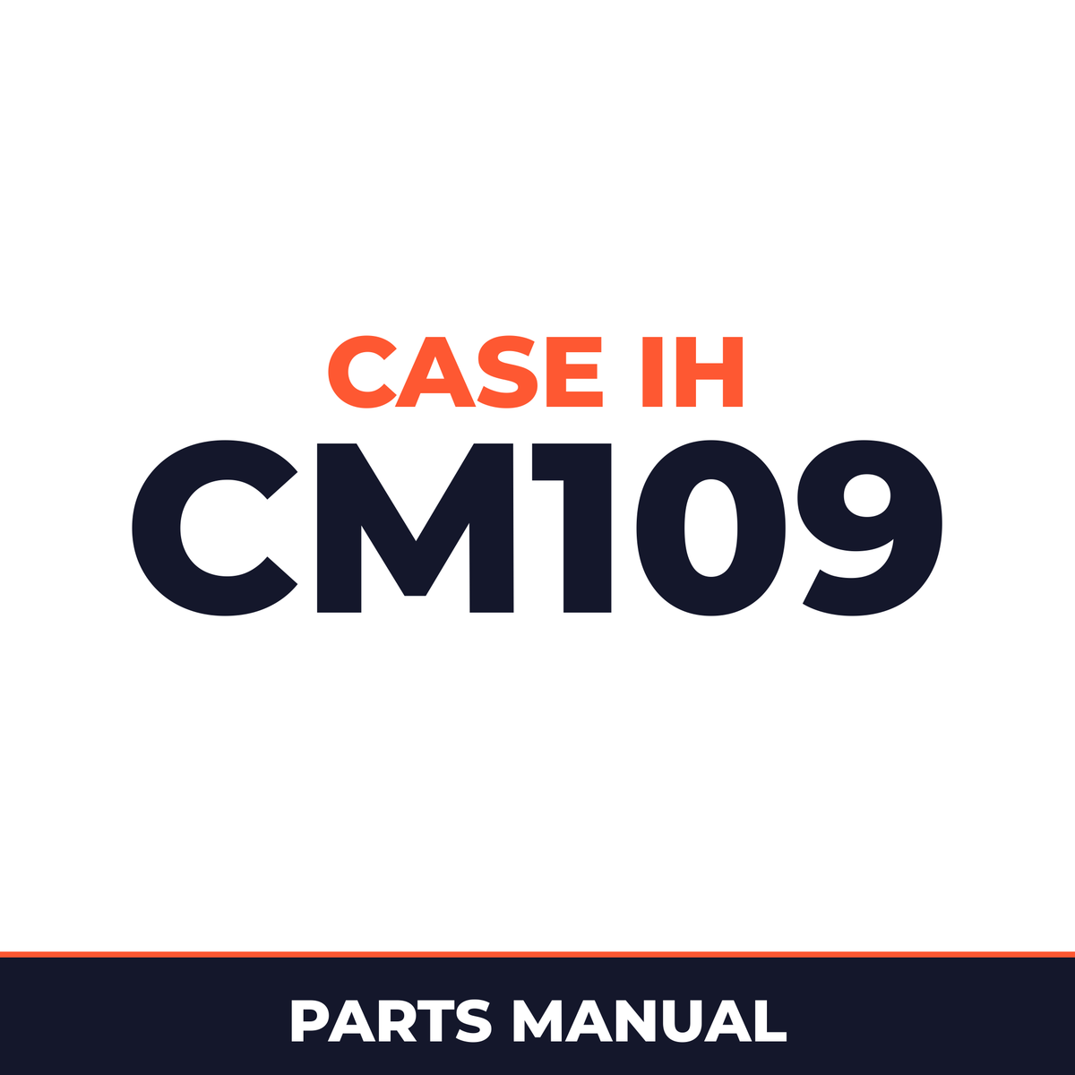 Case IH CM109 Hay Tool Parts Manual