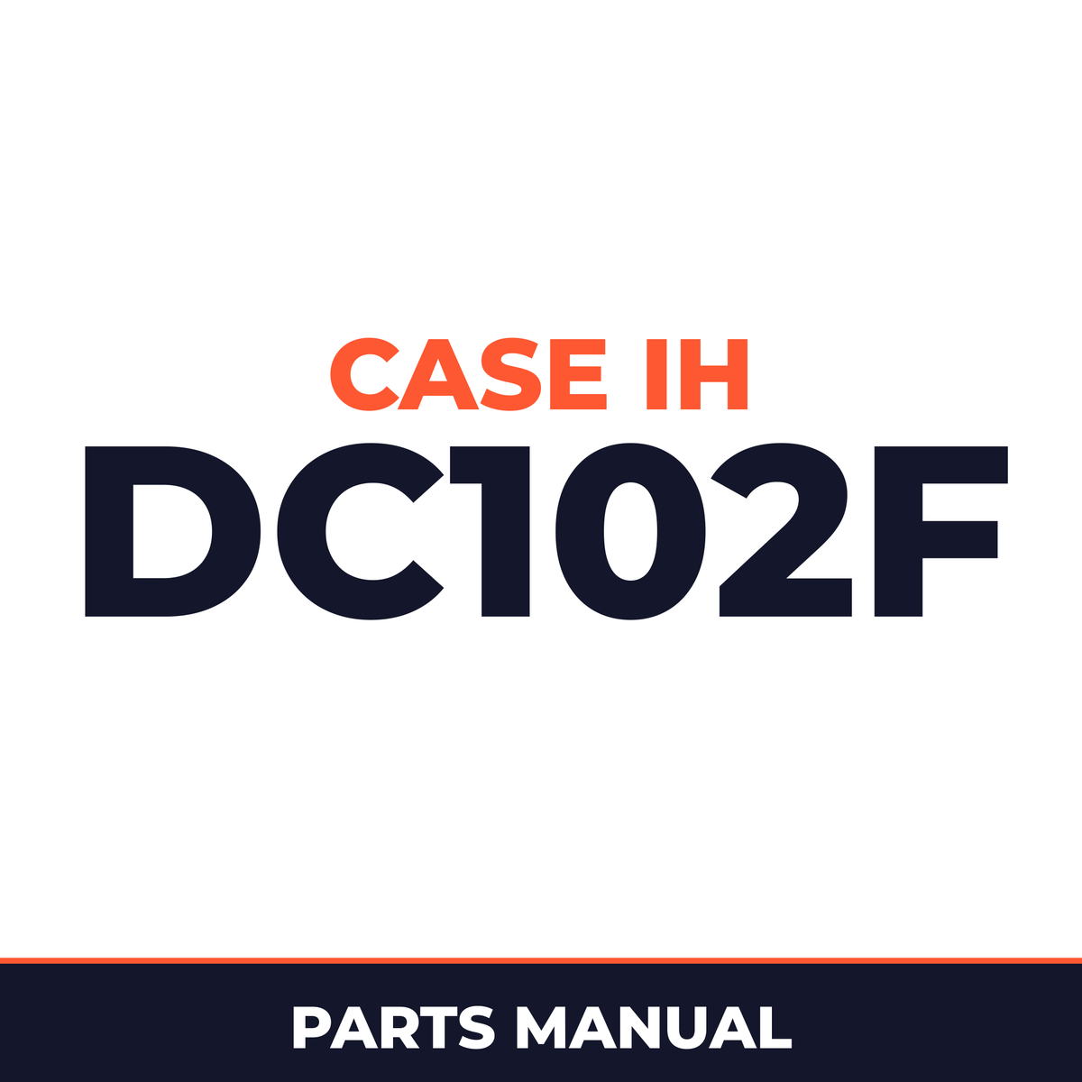 Case IH DC102F Hay Tool Parts Manual