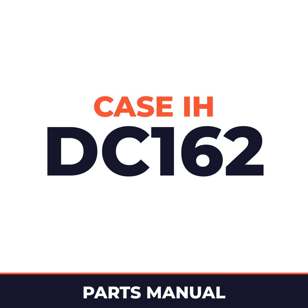 Case IH DC162 Hay Tool Parts Manual