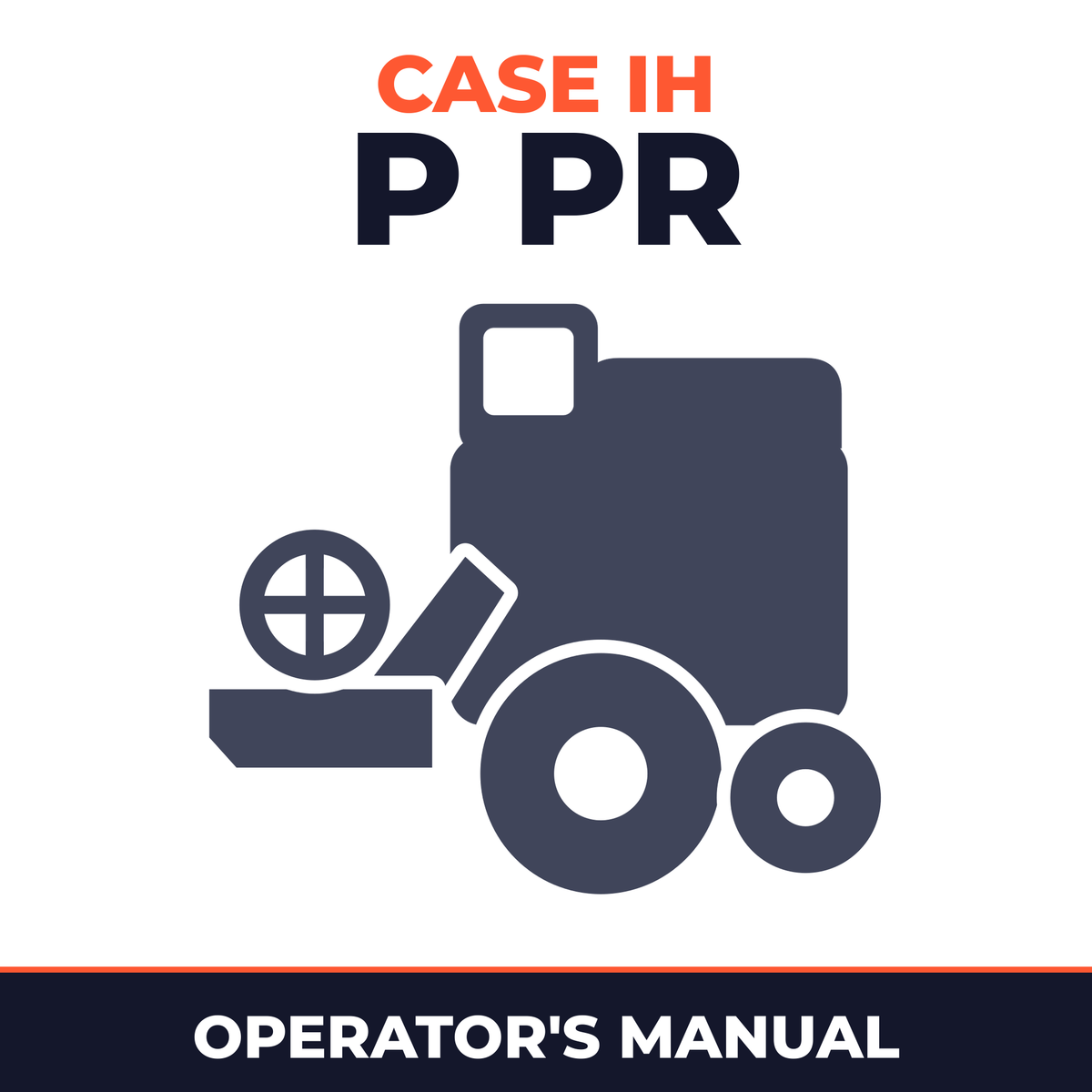 Case IH P PR Combine Operator's Manual