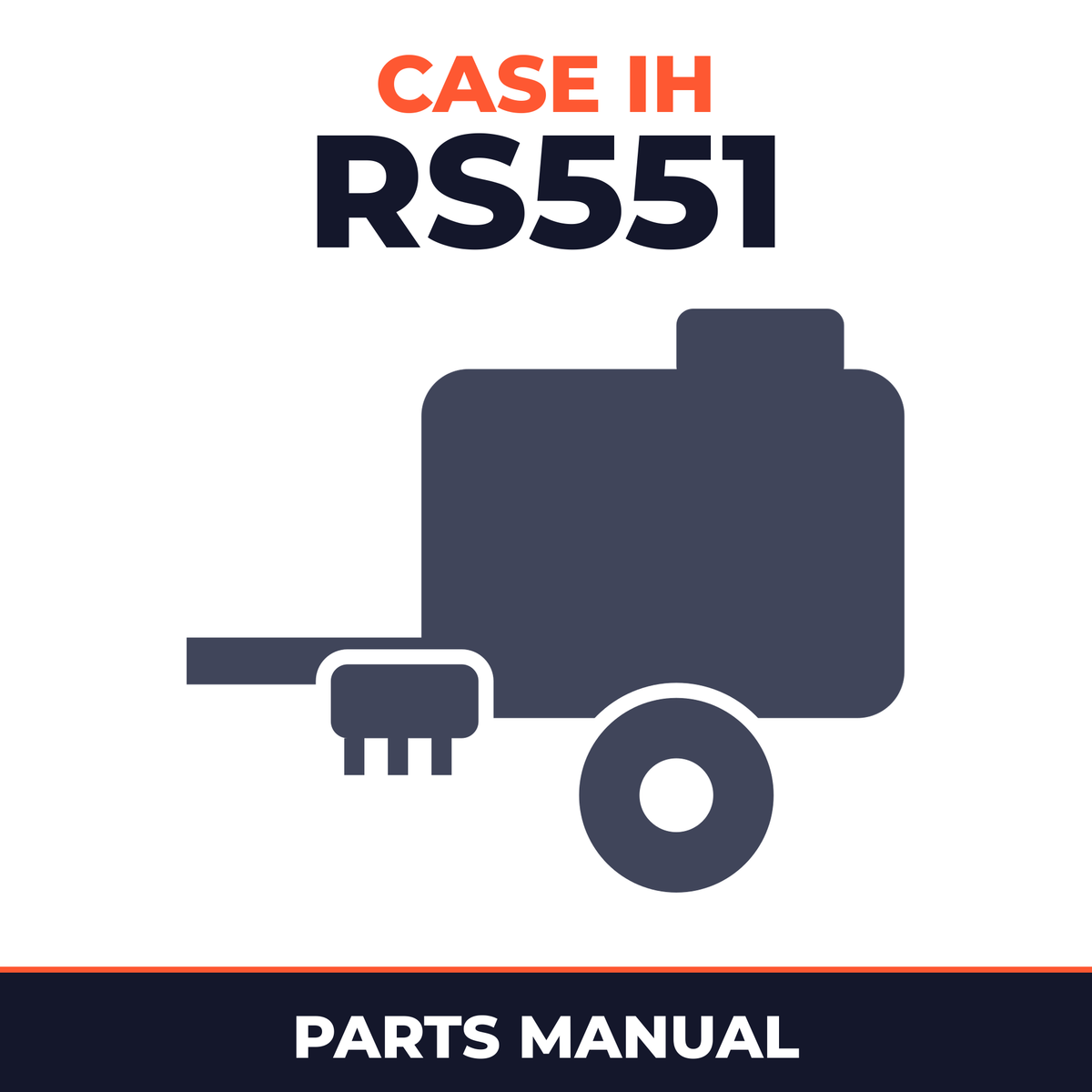 Case IH RS551 Baler Parts Manual