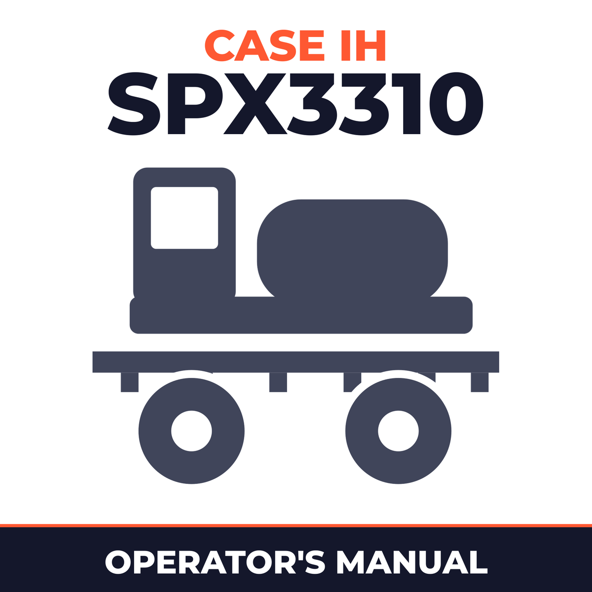 Case IH SPX3310 Sprayer Operator's Manual