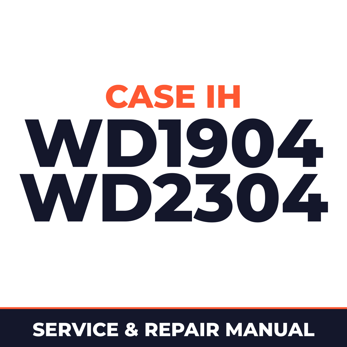 Case IH WD1904 WD2304 Hay Tool Service & Repair Manual