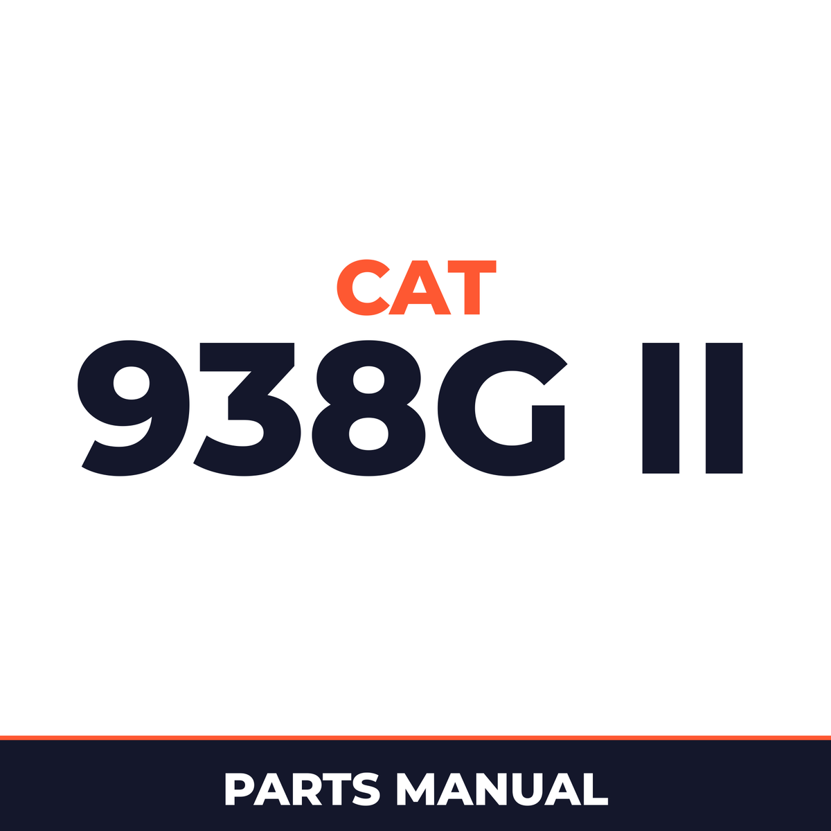 Cat 938G II parts manual